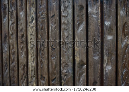 Vintage wood texture background, copy space. Brown wooden wall surface. Horizontal timber background