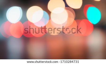 Abstract light city Boken background