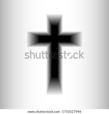 Cross. Vector cross. Abstract cross. Cross for your design. Royalty-Free Stock Photo #1710327946