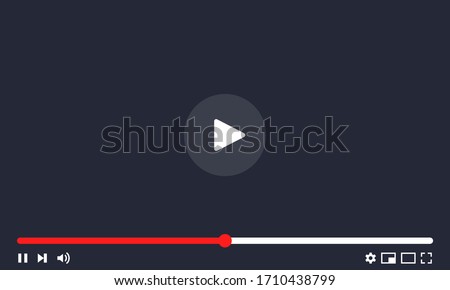 video streaming design template. vector illustration. Royalty-Free Stock Photo #1710438799