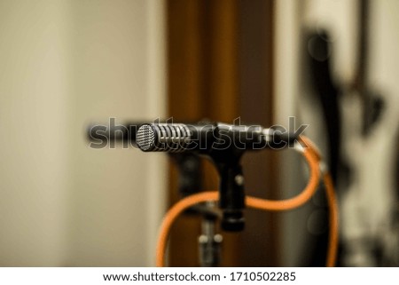 microphone in the recording Studio