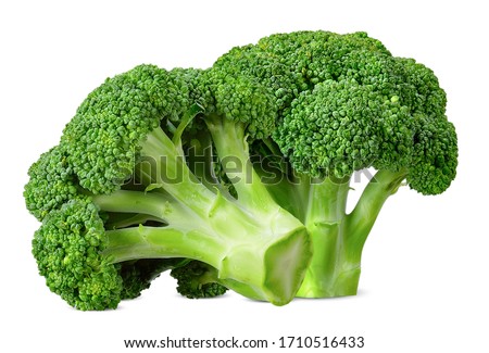 Broccoli isolated on white background with clipping path Royalty-Free Stock Photo #1710516433