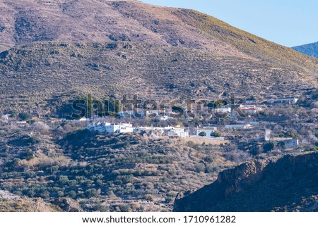 The small town of Hirmes in the province of Almeria (Spain) 