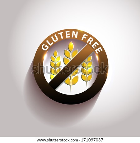 Beautiful gluten free symbol with light shades.