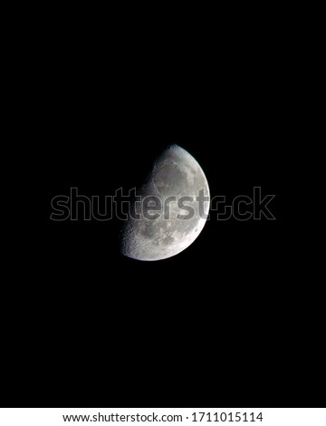 amazing beautiful photo of the moon