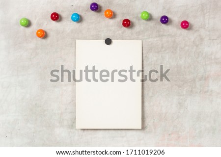 Blank polaroid photo frame with soft shadows and scotch tape isolated on grey paper background as template for graphic designers presentations, portfolios etc. kids. magnetic board

