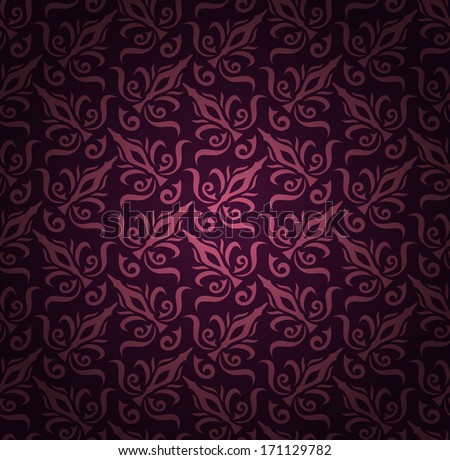 Seamless floral pattern background. Damask luxury royal  style wallpaper. Damask seamless floral pattern. Vector illustration for your design. EPS 10