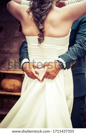  Wedding hand in heart form love 