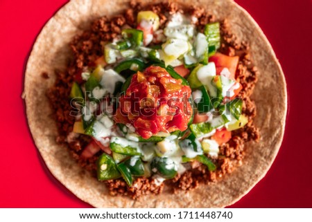 Beef and Poblano Pepper Taco