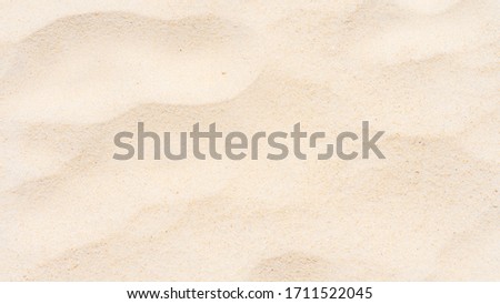Sand beach texture, Sand background, Close-up of fine beach sand in summer sun.