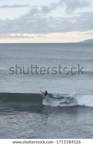 Local surfer hitting the lip at honolua bay maui