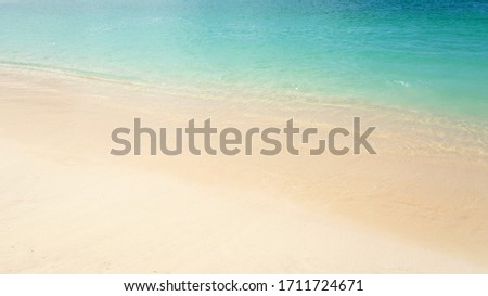 Close up in a perfect beach background Royalty-Free Stock Photo #1711724671