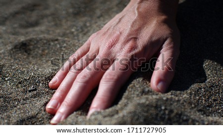 Closeup of a girl hand Royalty-Free Stock Photo #1711727905