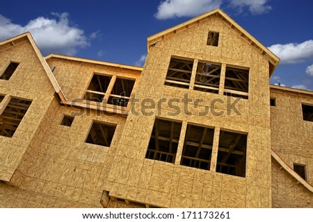 Construction Business. New Town Homes Under Construction. Construction Photo Collection.