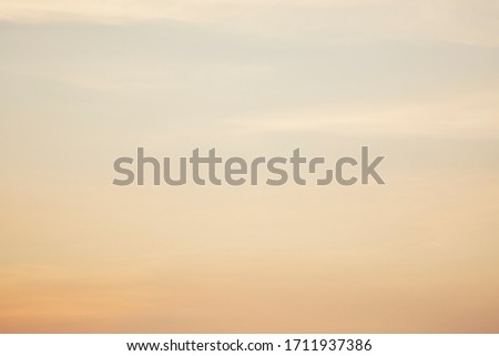 Dramatic Bright blue sky for summer after the sunset, Twilight sky background