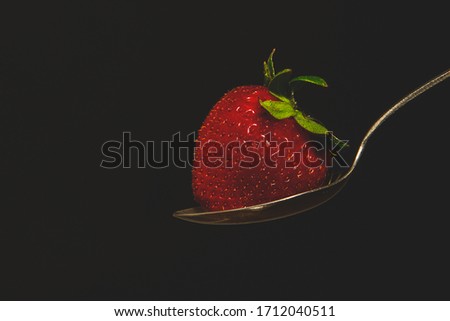 best art fresh strawberry close up