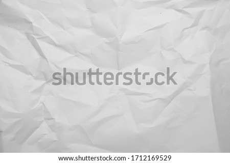 white crumpled paper for background. Royalty-Free Stock Photo #1712169529