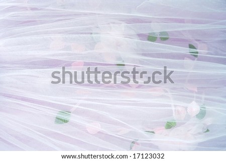 White-pink textile wedding background.