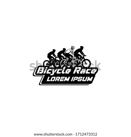 Bicycle Race Event Logo Design Template
