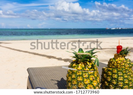 Caribbean sea view, bavaro beach, Punta cana, Dominican Republic