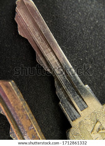 Macro pictures of old keys