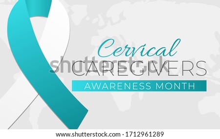 Cervical Cancer Awareness Month Background Illustration Banner