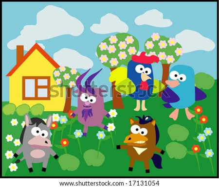 vector collection of animals 26: domestic