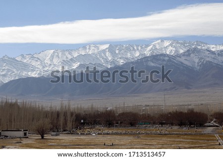 Landscape view in ladakh and kashmir, nice look for photographer 
