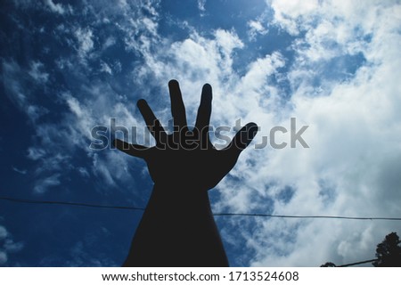 Seeking a hand from heaven