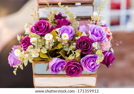Romantic vintage rose background