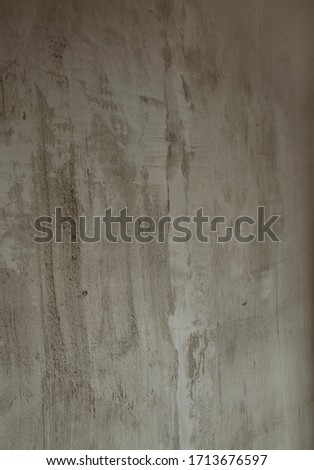 Abstract empty background of blank concrete wall texture. Grey washed cement surface.