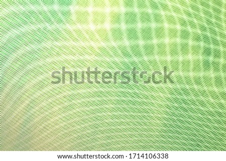 abstract background: unique wavy overlay pattern of two grids, blurring and tinting in light palegreen color