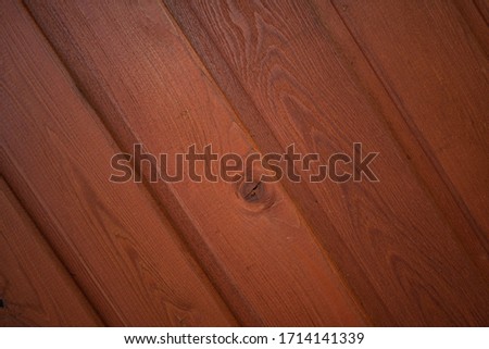 Mahogany texture. Wooden plank. Wall made by wood. Background image of the wall of a wooden house. Fiber wood. A closeup. Background for text. Space for text. Top view. Desktop wallpaper.