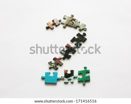 Single puzzle figure