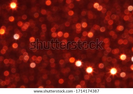 red of golden glitter abstract background