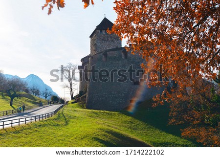 Official residence of Prince Gutenberg Liechtenstein Royal Castle in Vaduz