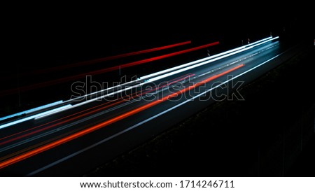 lights of cars with night Royalty-Free Stock Photo #1714246711