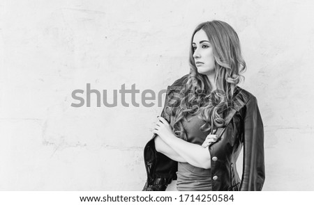 Psychology concept, young woman thinking about life and problems