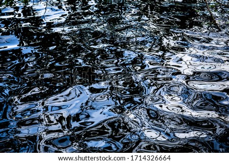 Water reflection on the lake