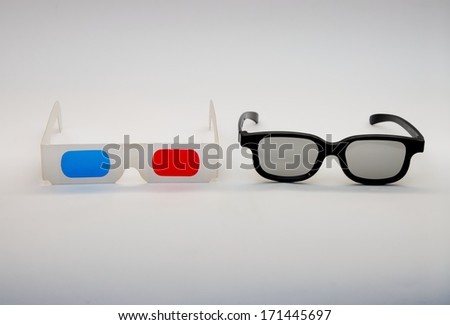 anaglyph and polarized 3D glasses