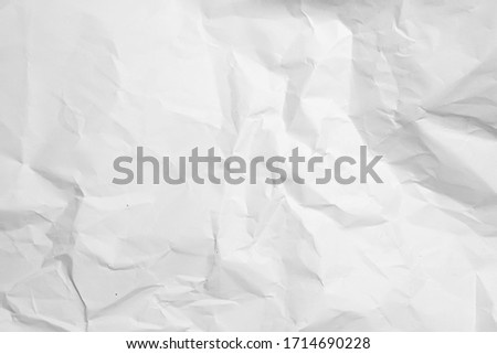white crumpled paper for background. Royalty-Free Stock Photo #1714690228
