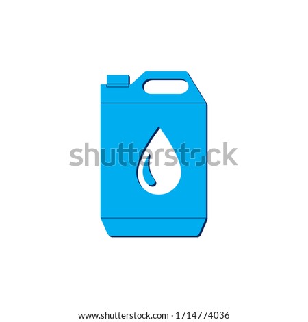vector icon jerrycan oil
isometric. 3d  sign isolated on white background.