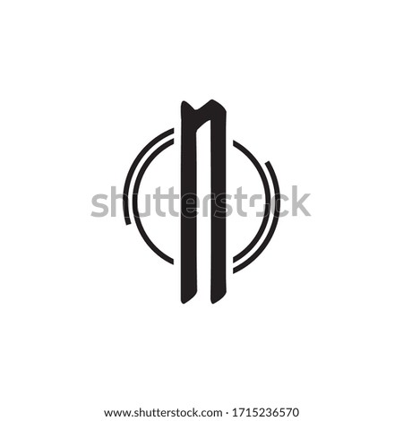 Premium Vector N Logo.Beautiful Minimalist Logotype design for branding,Elegant identity design.