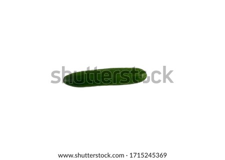 cucumber whole and sliced stock photo