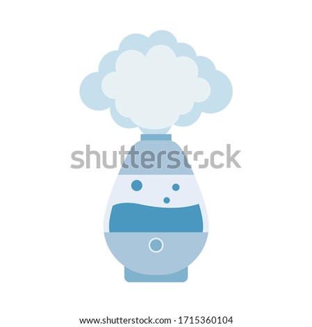Humidifier.Simple flat vector illustration. Isolated 