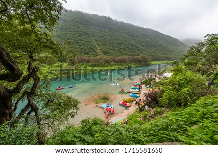 Country side at its best during raining, Salalah, Sultanate of oman Royalty-Free Stock Photo #1715581660