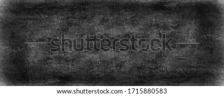old wall black background, abstract concrete wall scratches vintage frame