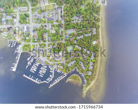 Aerial Drone Photography | Fish Creek Harbor Door County Wisconsin