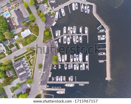 Aerial Drone Photography | Fish Creek Marina Door County Wisconsin