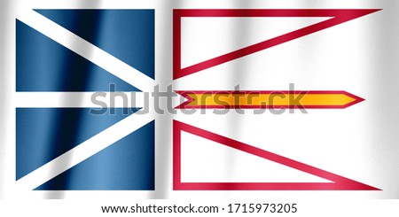 Canadian provinces flags series - Newfoundland and Labrador